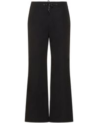 The North Face - Wide Leg Pants With Drawstring - Lyst