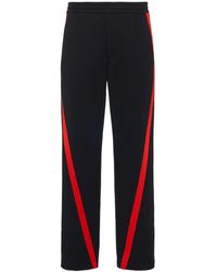 Alexander McQueen - Twisted Loopback Cotton Sweatpants - Lyst