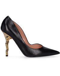 Moschino - 105Mm Leather Heels - Lyst