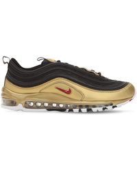 nike gold tan air max 97 trainers