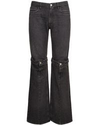 Coperni - Straight Open-Knee Cotton Denim Jeans - Lyst
