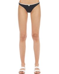Solid & Striped Bikinislip "daphne" - Schwarz