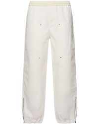 Moncler - Cargohose Aus Baumwolle Und Nylon - Lyst