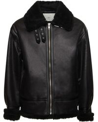 DUNST - Loose Fit Shearling Jacket - Lyst