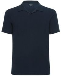 Giorgio Armani - Short Sleeve Polo Shirt - Lyst