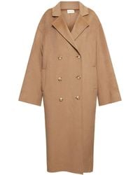 Loulou Studio - Borneo Double Breast Wool Long Coat - Lyst