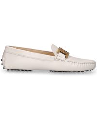Tod's - Gommini Leather Loafers - Lyst