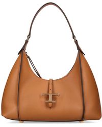 Tod's - Small Tsb Hobo Leather Bag - Lyst