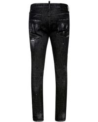 DSquared² 16,5cm Denimjeans icon Cool Guy in Schwarz für Herren Herren Bekleidung Jeans Jeans mit Gerader Passform 
