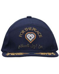 Casablancabrand - Embroidered Logo Cotton Cap - Lyst