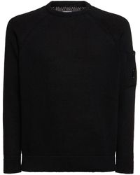 C.P. Company - Compact Cotton Knit Sweater - Lyst