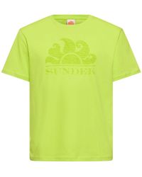 Sundek - T-shirt en jersey de coton à imprimé logo - Lyst