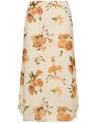 WeWoreWhat - Printed Stretch Tech Midi Skirt - Lyst