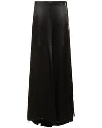 Ann Demeulemeester - Sita Rock Aus Strukturiertem Satin "sita" - Lyst