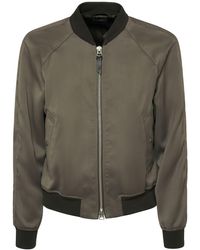 Tom Ford - Fluid Viscose Cady Bomber - Lyst