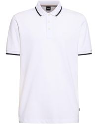 BOSS - Polo parlay 190 in cotone - Lyst