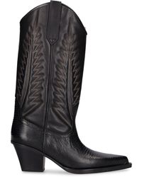 Paris Texas - 60Mm Rosario Lizard Print Leather Boots - Lyst
