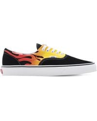 vans highland white flame trainers