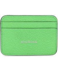 Acne Studios - Aroundy Leather Card Holder - Lyst