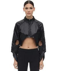 A_COLD_WALL* Cut Out Nylon Cropped Jacket - Black