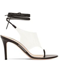 gianvito rossi plexi thong sandals