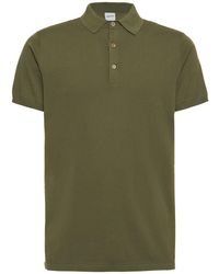 Aspesi - Cotton Knit Polo Shirt - Lyst