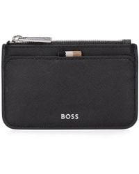 BOSS - Porta carte di credito zair con zip - Lyst