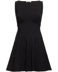 Reformation - Minikleid Aus Stretch- Technostoff "mayve" - Lyst
