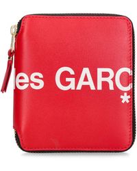 Comme des Garçons - Huge Logo Leather Compact Wallet - Lyst