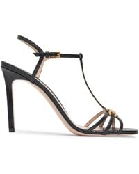 Tom Ford - 105Mm Angelina Leather Sandals - Lyst
