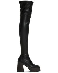 Botas mosqueteras de Stella McCartney de color Negro Mujer Zapatos de Botas de Botas mosqueteras 