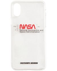 Heron Preston Transparent Nasa Tech Iphone X/xs Cover - Weiß