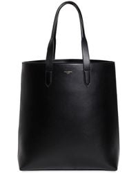 Dolce & Gabbana Tote Aus Leder Mit Logo - Schwarz