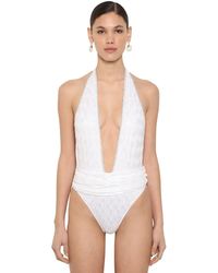 Missoni Badenanzug Aus Spitzenstrick - Weiß