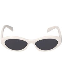 Prada - Katzenaugen-sonnenbrille Aus Acetat "catwalk" - Lyst