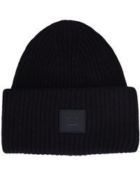Acne Studios - Pansy Face Wool Beanie - Lyst