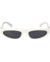 Miu Miu - Cat-eye Mask Acetate Sunglasses - Lyst