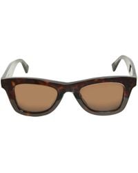 Bottega Veneta - Bv1147S Squared Acetate Sunglasses - Lyst