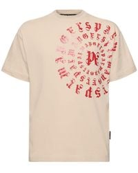 Palm Angels - T-shirt Aus Baumwolle "vertigo Pa" - Lyst