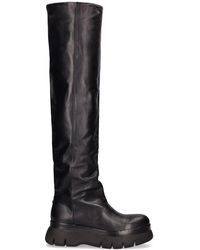 Isabel Marant - 40Mm Malyx Leather Over The Knee Boots - Lyst