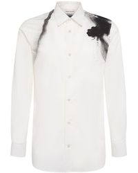 Alexander McQueen - Camiseta de algodón estampado - Lyst