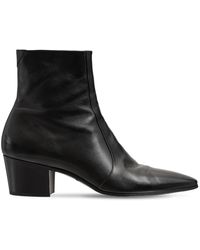 Saint Laurent - Vassili 60 Leather Boots - Lyst