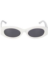 The Attico - Berta Oval Acetate Sunglasses - Lyst