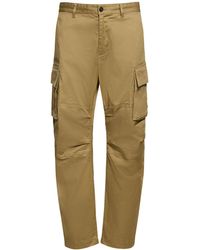 DSquared² - Stretch Cotton Cargo Pants - Lyst