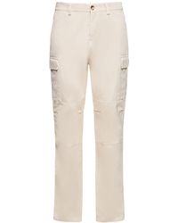 Brunello Cucinelli - Cotton Dyed Cargo Pants - Lyst