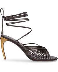 Ferragamo - 85mm Atena Leather Sandals - Lyst