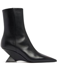 The Attico - 60mm Hohe Stiefel Aus Wildleder "cheope" - Lyst
