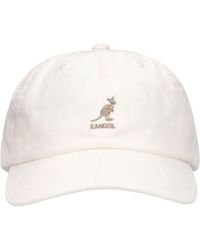Kangol - Cappello Baseball In Cotone Washed - Lyst