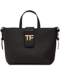 Tom Ford - Mini Tf E/W Grain Leather Tote Bag - Lyst
