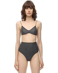 Oséree Bikini Aus Lurex Und Lycra - Grau
